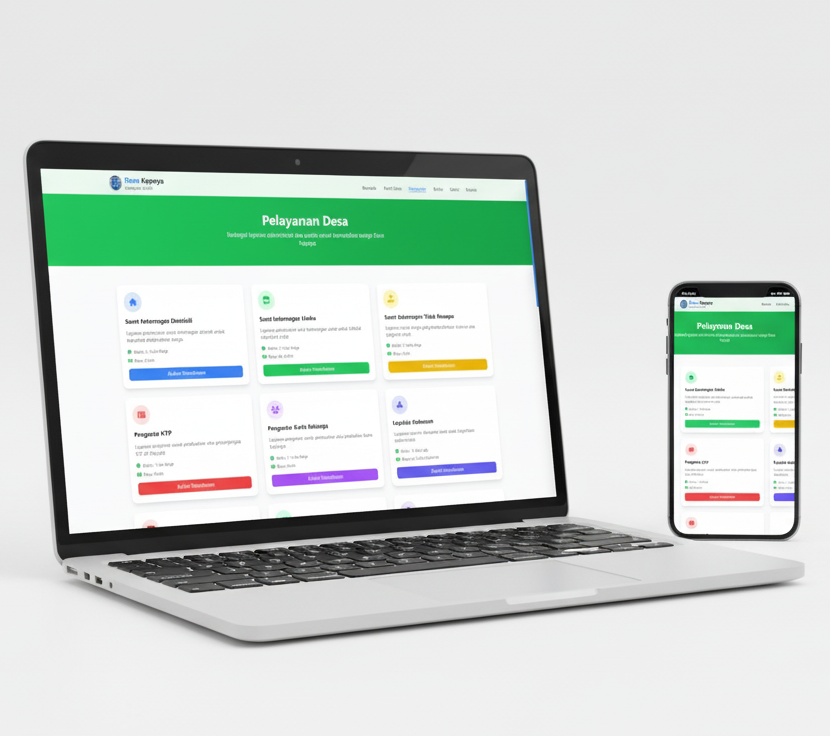 Website Desa Kapoya Screenshot